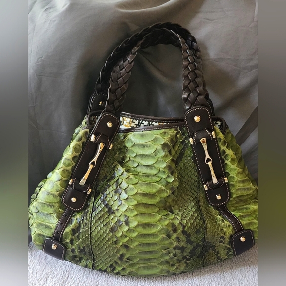 Gucci Python Pelham Hobo - Picture 1 of 7